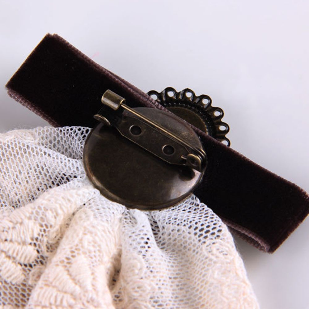 Ghim cài áo hình chiếc nơ đính ngọc trai giả thời trang cho nữ