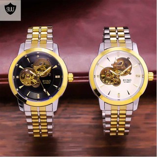 Đồng hồ cơ nam BYINO automatic - 5 Màu ✔ Đồng Hồ Nam thời trang, dây thép không gỉ bền bỉ theo thời gian.