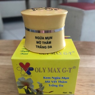 Kem ngừa mụn mờ vết thâm trắng da Oly Max GT 9g