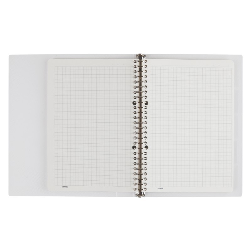 Sổ còng Klong 26 chấu B5 giấy caro/dot grid 80 trang bìa nhựa học tập, take note, bullet journal