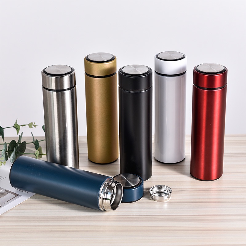 Bình giữ nhiệt Tuệ Minh, bình nước giữ nhiệt được làm từ inox cao cấp, có dung tích 500ml
