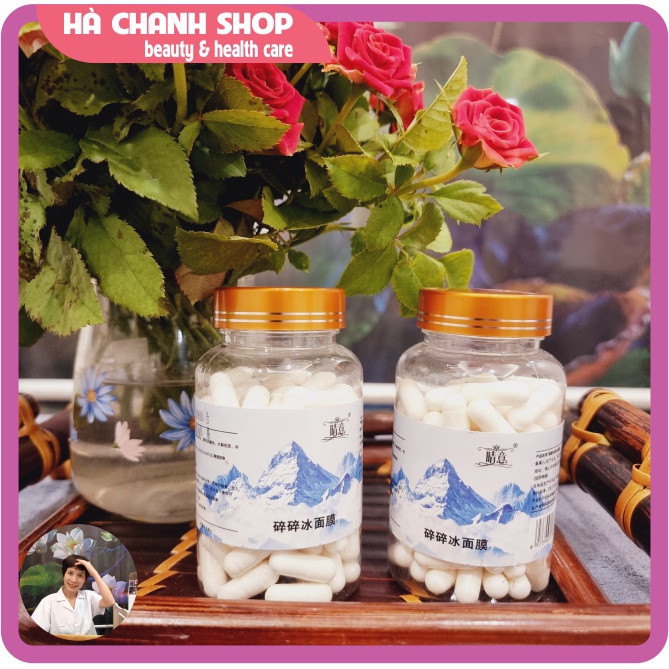 Mặt Nạ Tinh Thể Băng Mát Lạnh Hộp 100 Viên Dưỡng Ẩm Dưỡng Trắng Da Mặt Nạ Đá Lạnh Làm Dịu Da Tiện Dụng