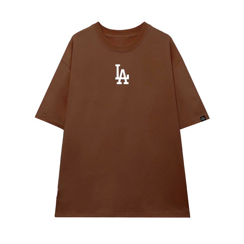 Áo thun phông nam nữ in Silicon nổi LA Unisex