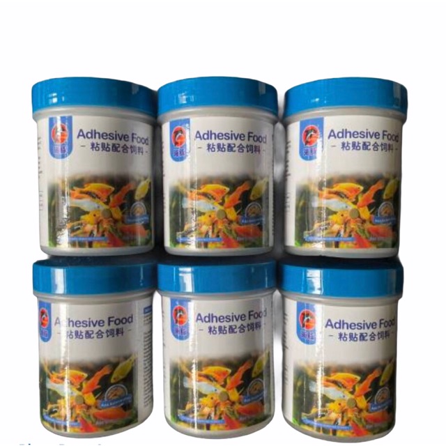 Thức Ăn Dán Kính Cao Cấp Đài Loan Adhesive Food - Lọ 100 Viên