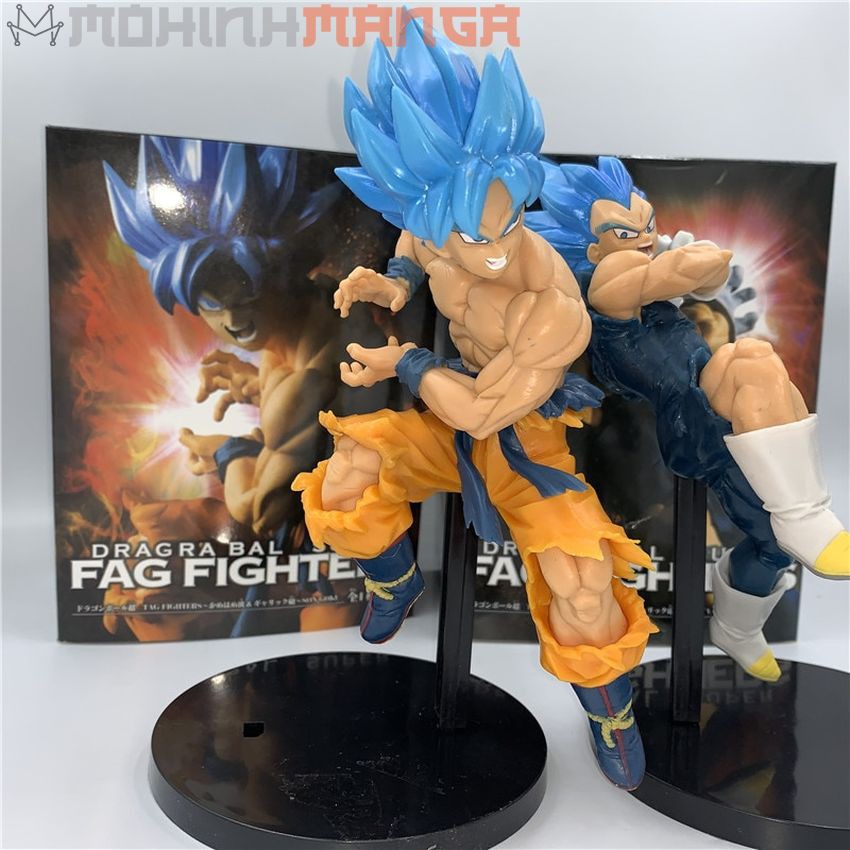 [CÓ QUÀ] Combo 2 mô hình Son Goku và Vegeta Blue Dragon Ball Bảy Viên Ngọc Rồng Songoku Super Saiyan God Siêu Xayda