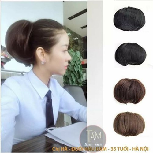 Tóc búi cụp đuôi