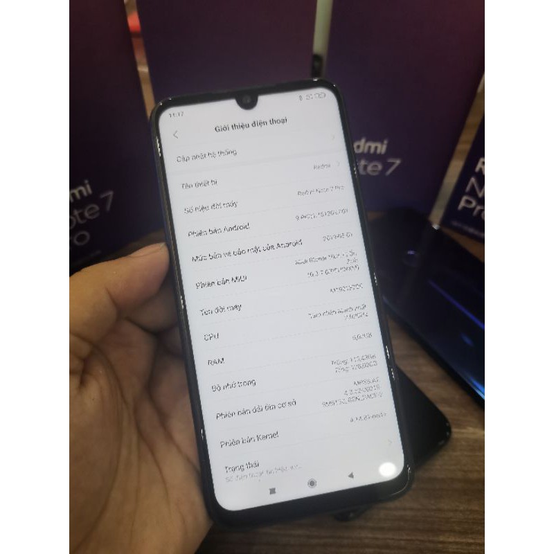 Điện thoại Xiaomi Redmi Note 7 Pro ram 6G bộ nhớ 128G mới 99% full hộp+ phụ kiện full tiếng việt | BigBuy360 - bigbuy360.vn