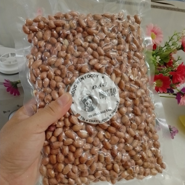 Đậu phộng nguyên hạt gói 500g hút chân không, NGỌC HIỂN FOODY