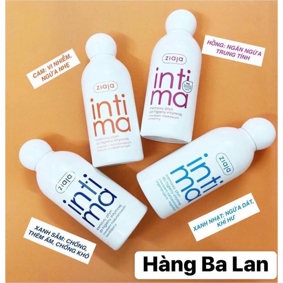 Dung dịch vệ sinh Intima Ziaja 200ml (Nhungshika)