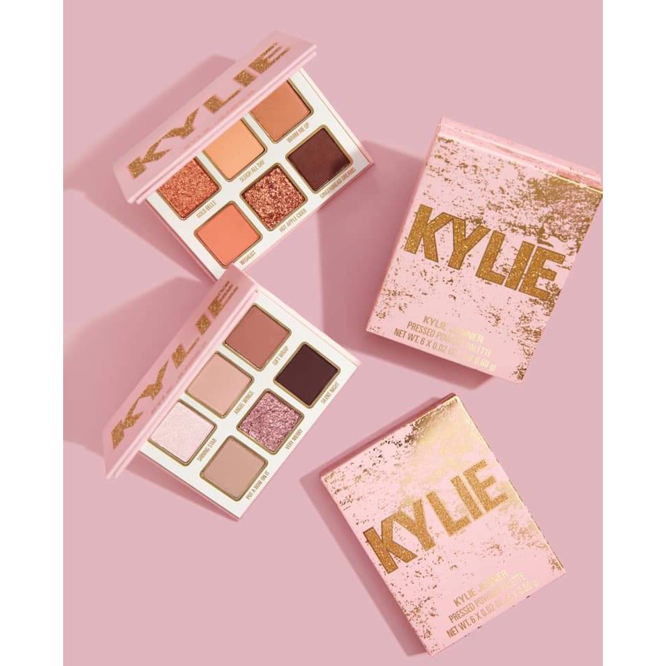 Bảng phấn mắt 6 ô Kylie Cosmetics Holiday Pressed Powder Palette 3.6g