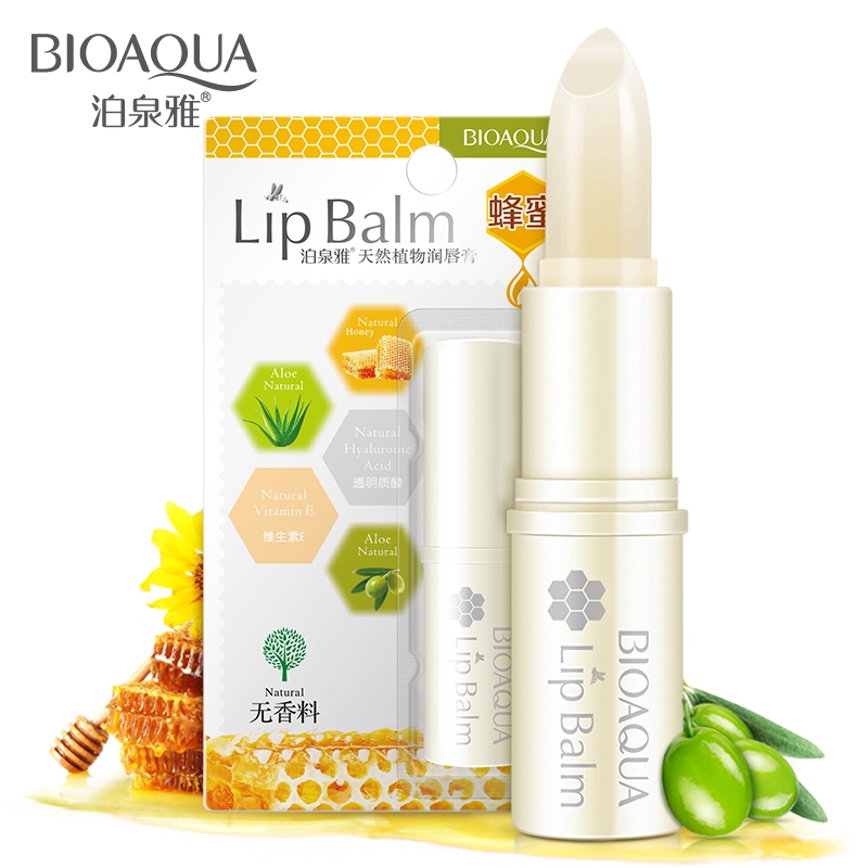 Son dưỡng môi chiết xuất mật ong và lô hội tự nhiên BIOAQUA