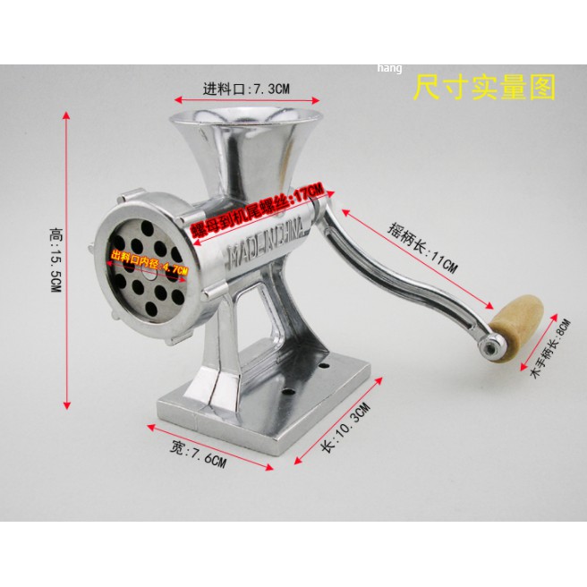Máy nhồi lap xưởng bằng tay- Máy xay thịt bằng tay