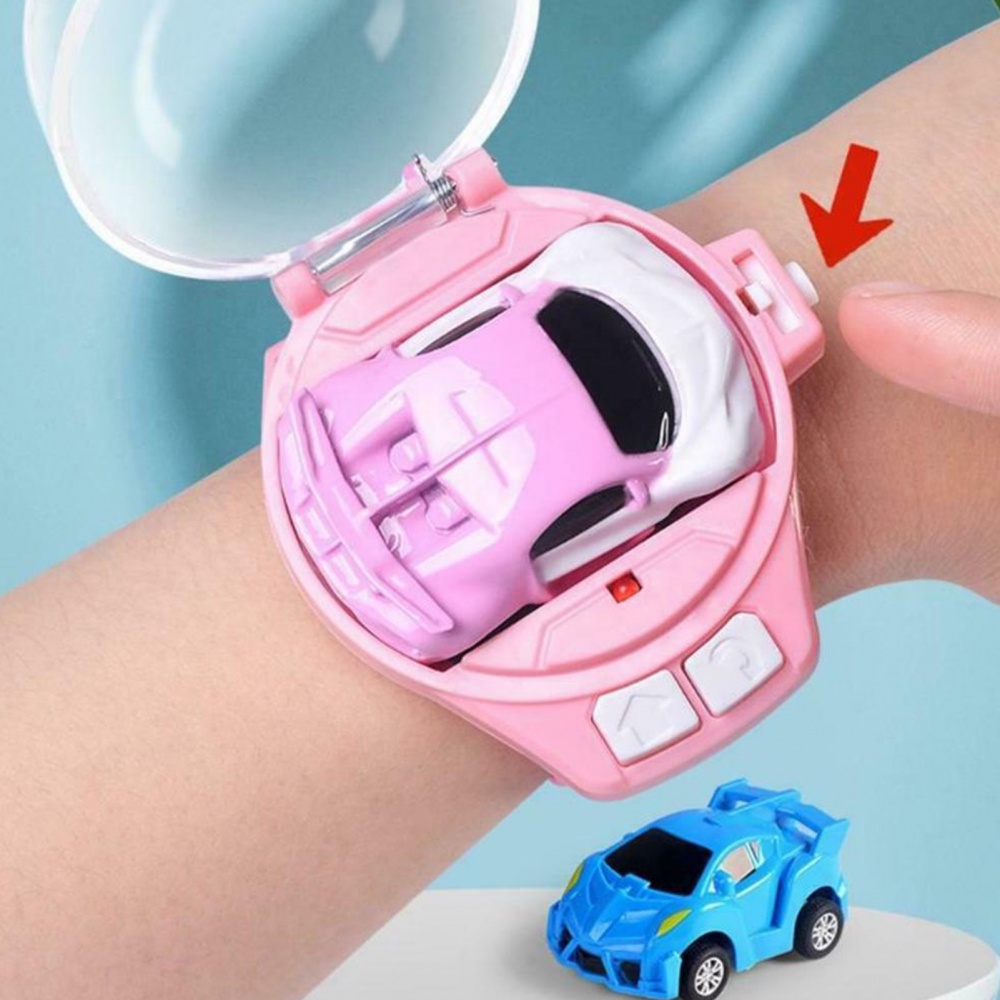 Đồ Chơi Xe Đua Mini Điều Khiển Từ Xa Đeo Tay 2.4Ghz Sạc USB Dễ Thương Cho Bé Trai Và Bé Gái