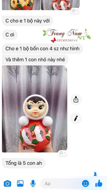 Lật đật Nga chính hãng