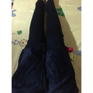 Quần bầu leggings lông dày
