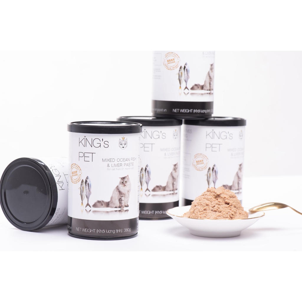 [380gr] pate King Pet cho chó mèo mọi giai đoạn tuổi