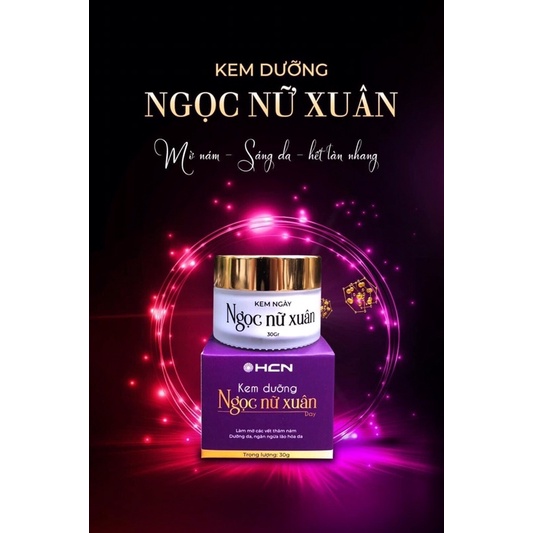 Bộ 3 kem dưỡng nám tàn nhang  Ngọc Nữ Xuân chuyên sâu hiệu quả