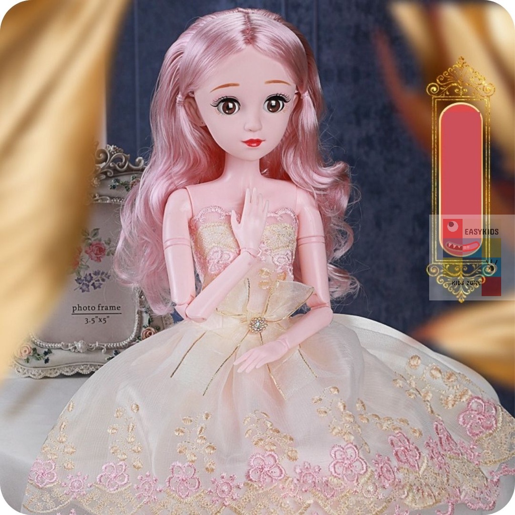 [Có sẵn] [Siêu sale] Đồ chơi Búp Bê Công chúa Barbie cỡ lớn cao 60cm bản có nhạc EASYKIDS Món quà cho bé gái