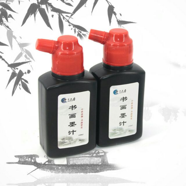 Mực thư pháp màu đen 100ml