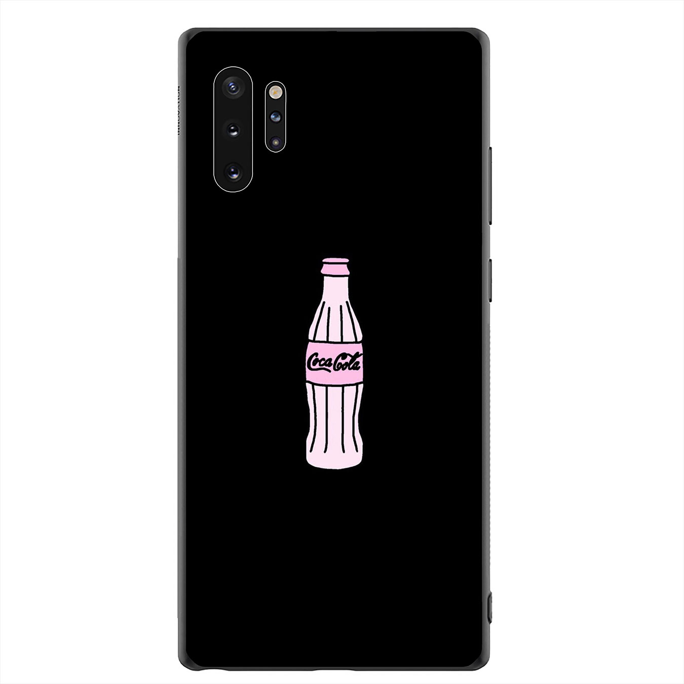 Ốp Điện Thoại Silicon Mềm Hình Logo Coca Cola Cho Samsung Galaxy A9 A8 A7 A6 Plus J8 2018 + A21S A70 M20 A6 + A8 + 6plus