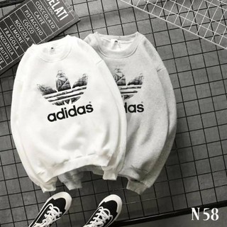 có bigsize đến hơn 100kg vải nỉ bông dày mịn ÁO SWEATER NỈ NAM NỮ ADD CAO CẤP
