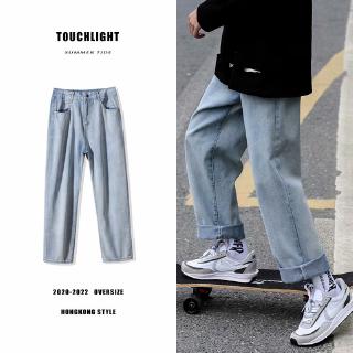 European and American style loose-fit jeans for men