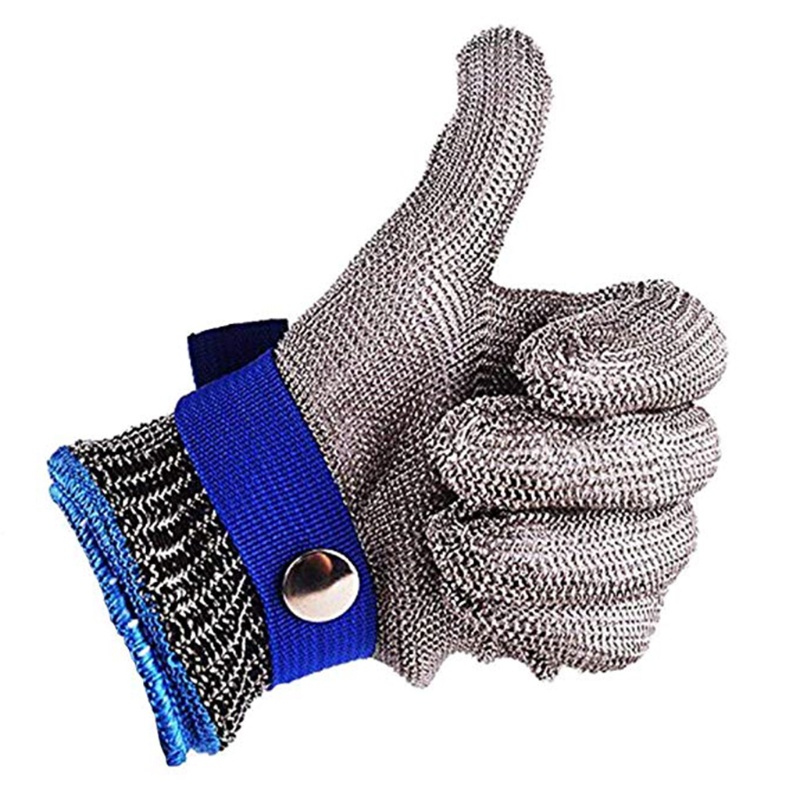 Găng Tay Lưới Bằng Thép Không Gỉ Chống Đứt Tay An Toàn Khi Mặc Váy