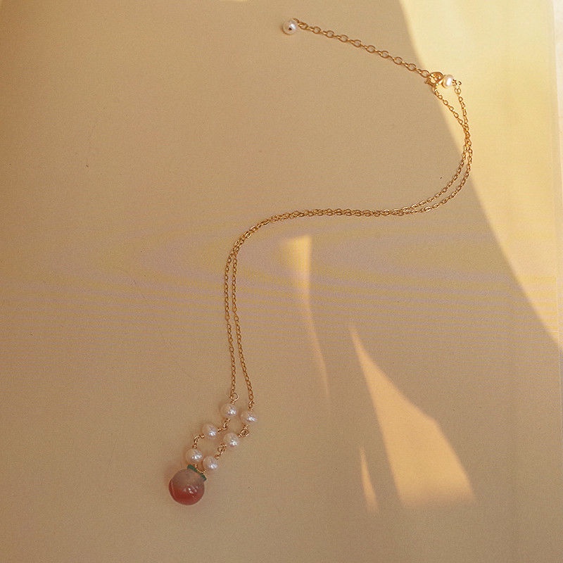 Vòng cổ ngọc trai Hàn Quốc Vòng cổ thời trang nữ ngọt ngào và dễ thương