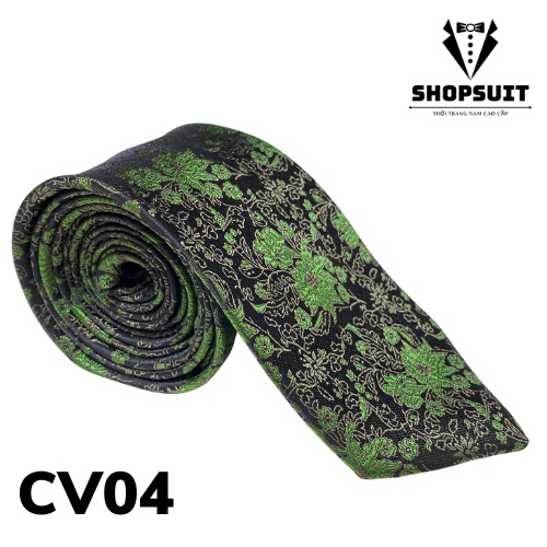 Tổng cà vạt Clasicc cao cấp cho cách quý ông, cà vạt gấm hoa văn cao cấp