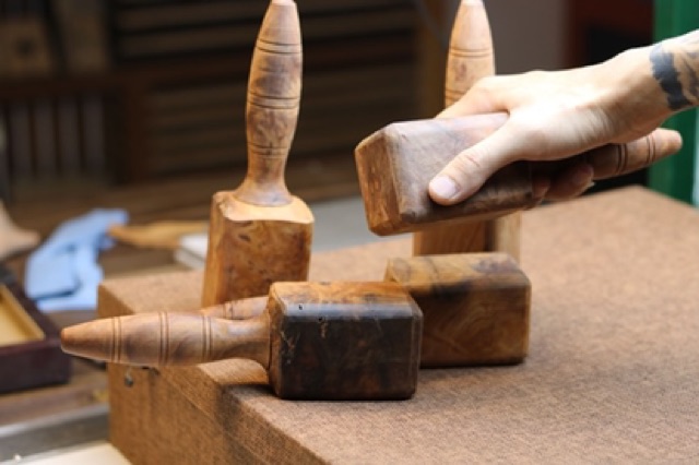[Nau Leather-Việt Nam]Búa gỗ Nu Nghiến | Đột gỗ chạm khắc da thủ công