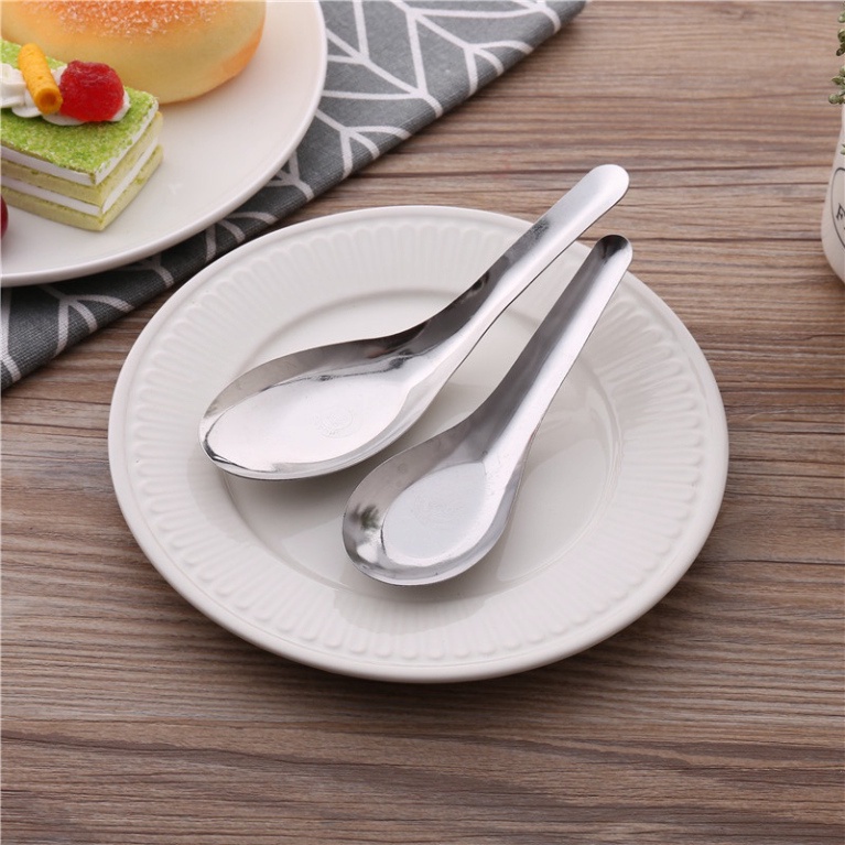 Thìa phở Inox 304 loại đẹp bềnFREESHIPMuống Ăn Cơm Inox