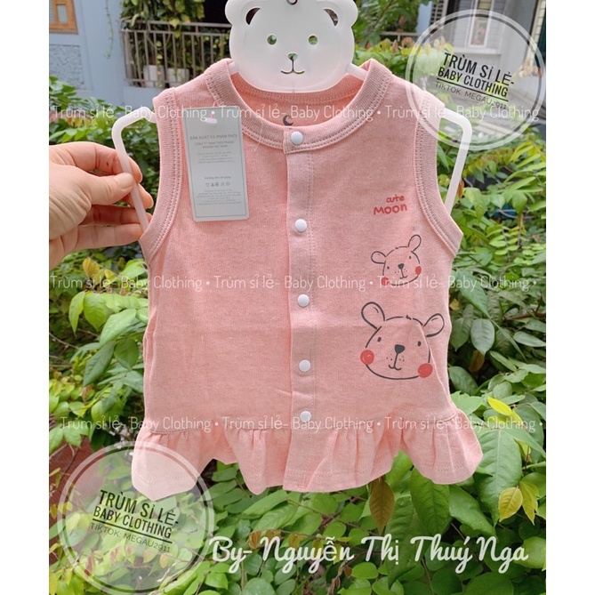 Moon - Áo Gile nỉ cho bé sơ sinh tới 9 tháng