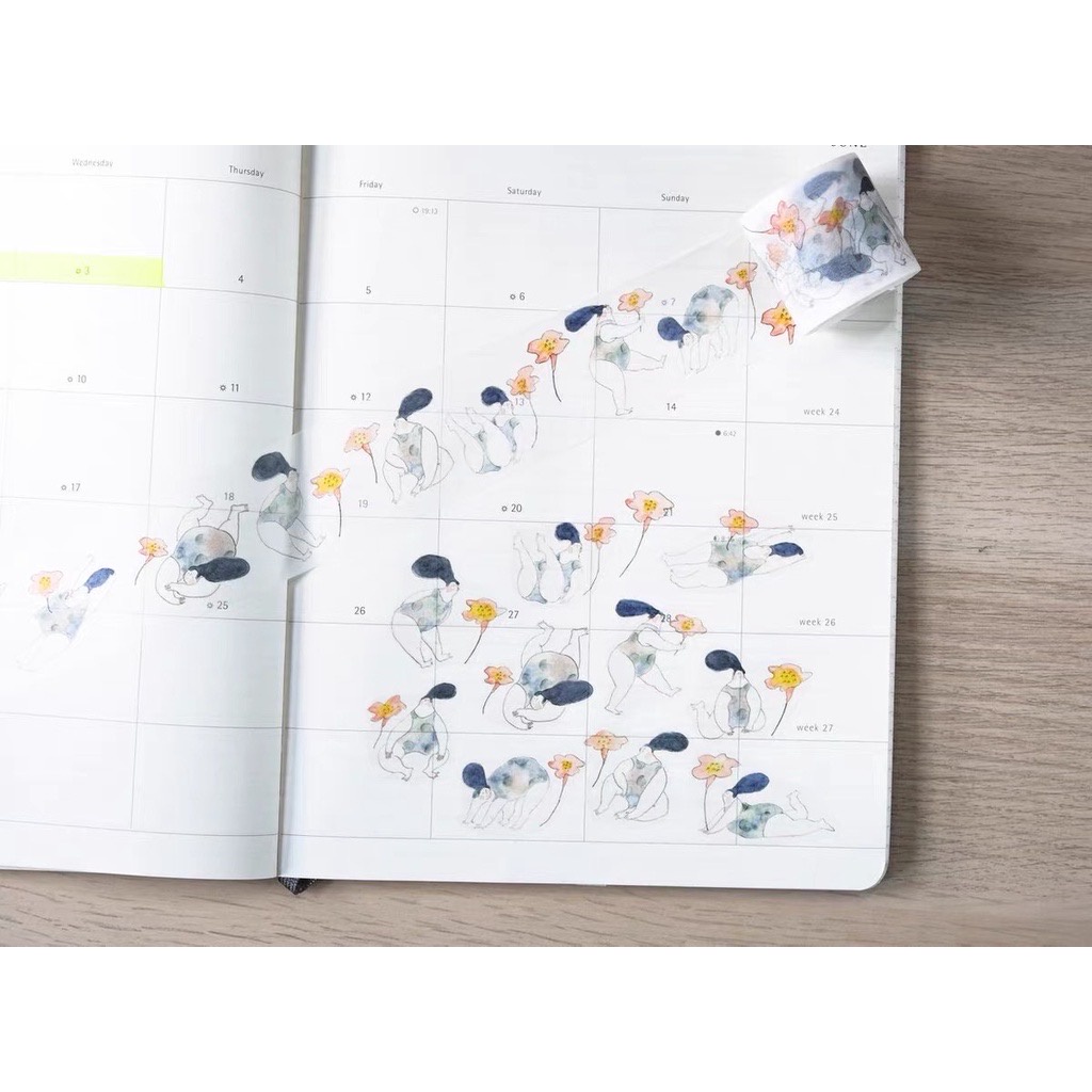 Tổng hợp chiết lẻ các mẫu washi của hãng dodolulu