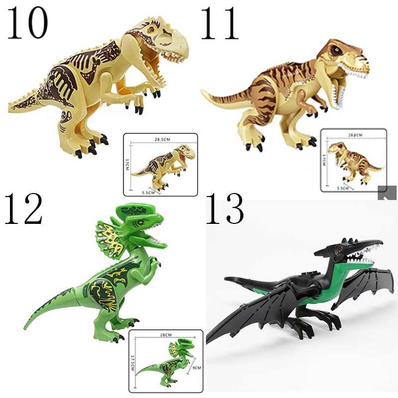 Đồ chơi ghép hình khủng long nhiều chủng loại tùy chọn kích thước 24-28cm Jurassic Dinosaur Toy