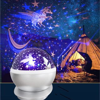 Đèn Chiếu Sao 3D Tự Xoay 360 Star Master Pro