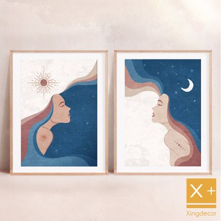 MẪU TRANH CÔ GÁI DẢI NGÂN HÀ