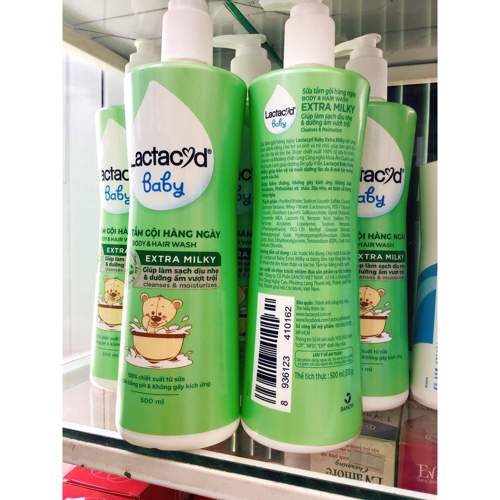 Sữa Tắm Lactacyd milky (250ml-500ml)..