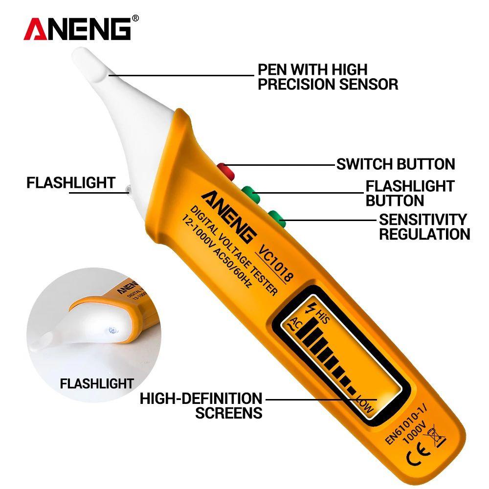 LONTIME Bút Thử Điện Cảm Biến Kỹ Thuật Số 1000V
