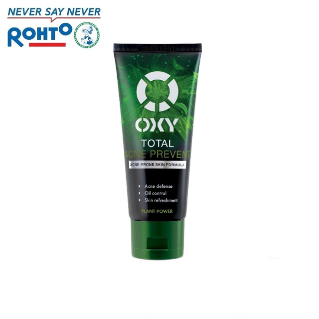 Kem rửa mặt ngừa mụn kiểm soát nhờn OXY Total Acne Prevent 100g