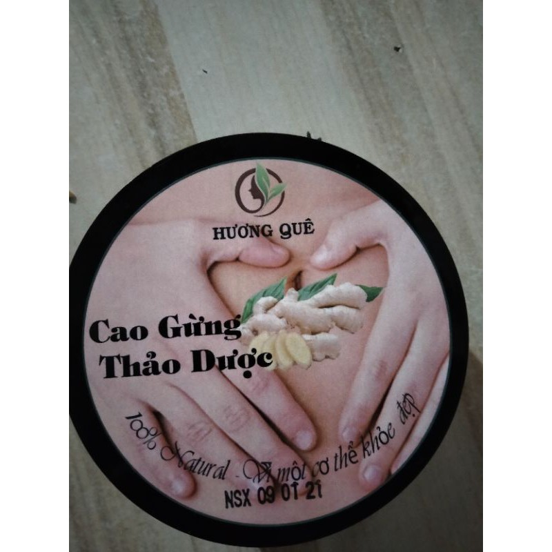 CAO GỪNG THẢO DƯỢC HƯƠNG QUÊ (mua 2 tặng nịt + nước rửa chén 100ml)