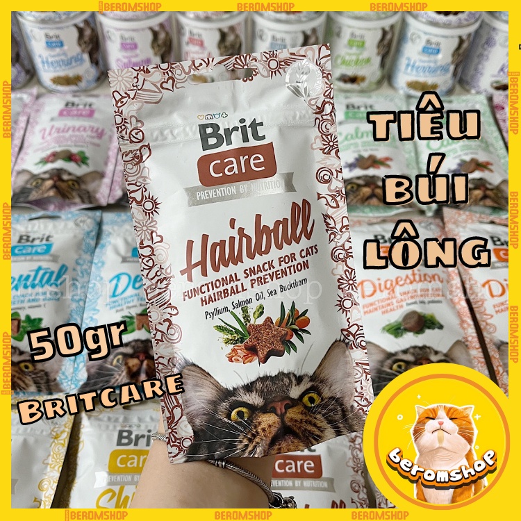 BÁNH THƯỞNG CHO MÈO BRIT CARE 50G 7 VỊ VỚI TRÁI CÂY NHẬP ĐỨC GIÁ CỰC RẺ