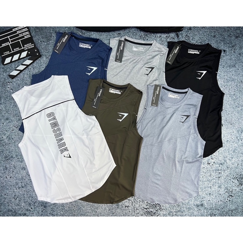 ÁO TANKTOP NAM GYMSHARK VẢI THUN LẠNH MÁT