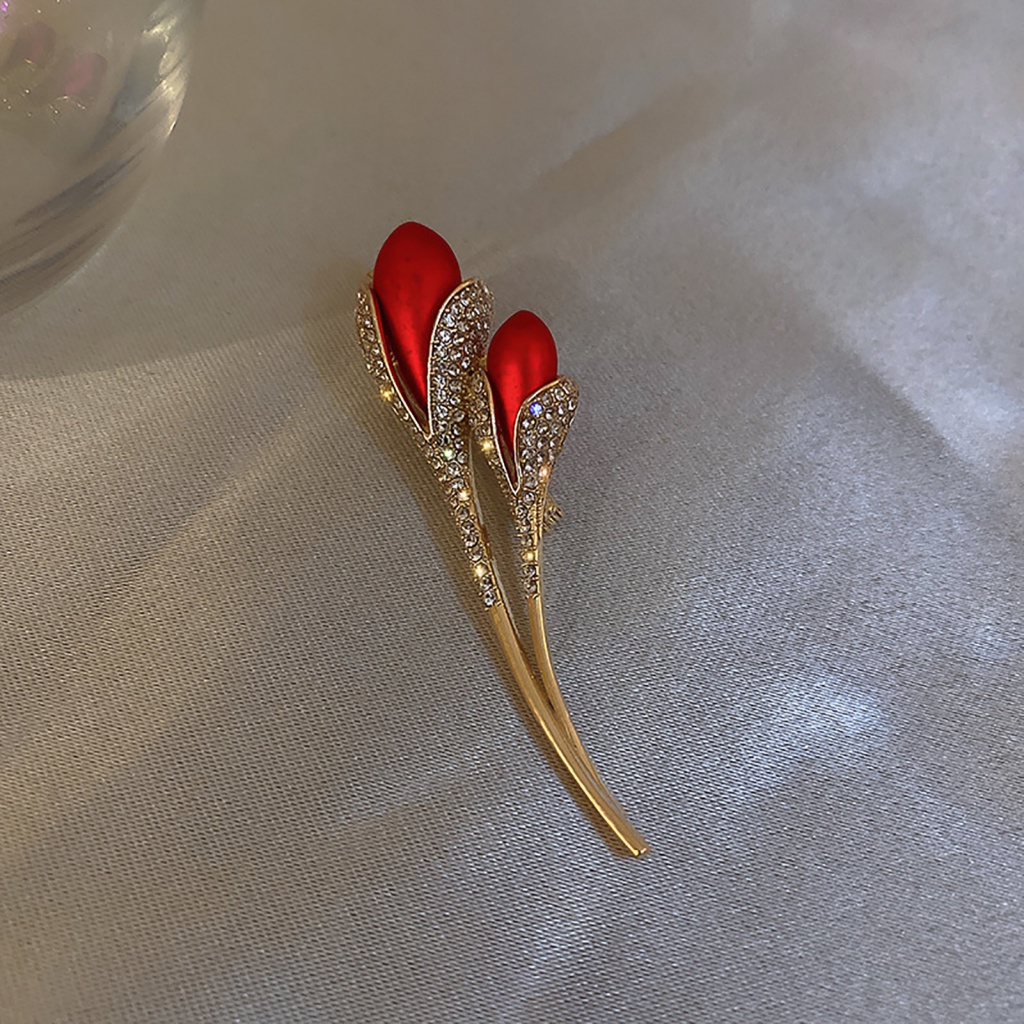 Ghim Cài Áo Hình Bông Hoa Thanh Lịch Dành Cho Nữ