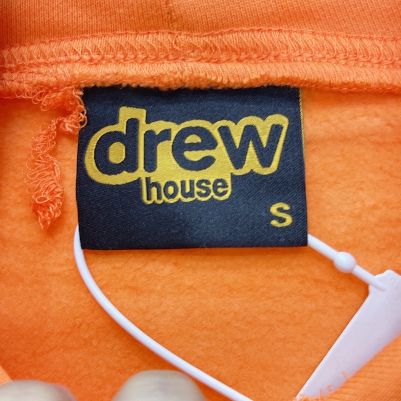 ⚡️[Hight Quality] - Áo Justin Bieber Drew House Mascot Hoodie Pullover Orange cao cấp full tag túi, áo hoodie drew