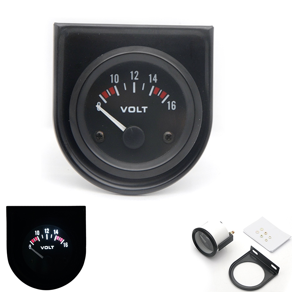 Đồng Hồ Đo Nhiệt Độ Dầu/Nước/Dầu 2" 52MM 12V Kèm Giá Đỡ Cho Xe Hơi