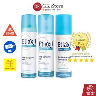 Xịt Khử Mùi - Etiaxil Deodorant Anti-Transpirant 48h  [100ml/150ml]