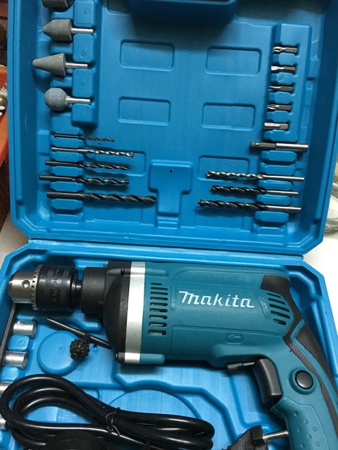 Sét máy khoan điện Makita đầu 13 HP1630