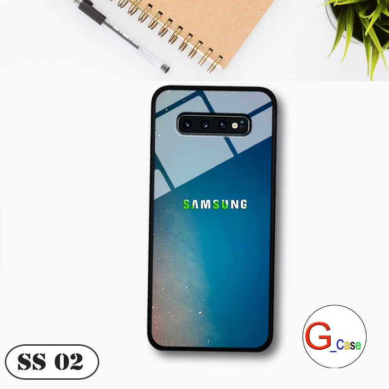 Ốp lưng Samsung Galaxy S10 Plus  - in hình 3D Logo điện thoại