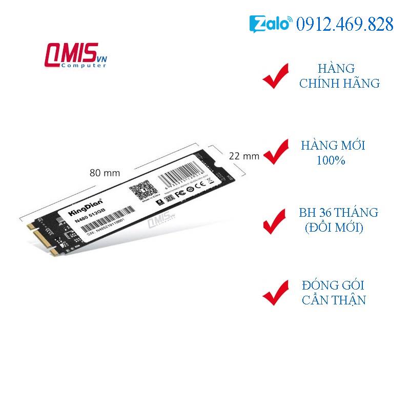 Ổ cứng SSD M2 SATA (2280) KINGDIAN N480 128GB, 256GB, 512GB 1000GB 1TB - M2SATA 2280 - BẢO HÀNH 3 NĂ