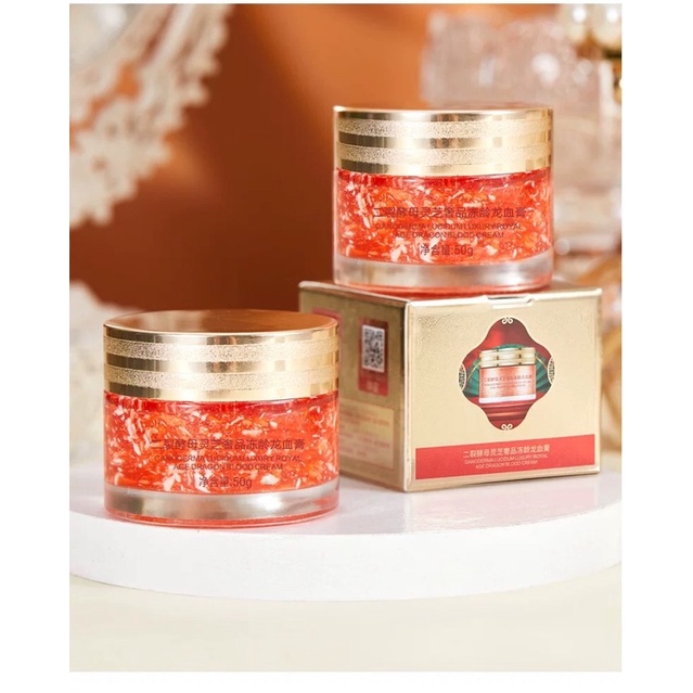 Kem Huyết rồng Luxury linh chi anh đào 🌸dưỡng trắng kiểm soát dầu sẵn chắc nâng cơ